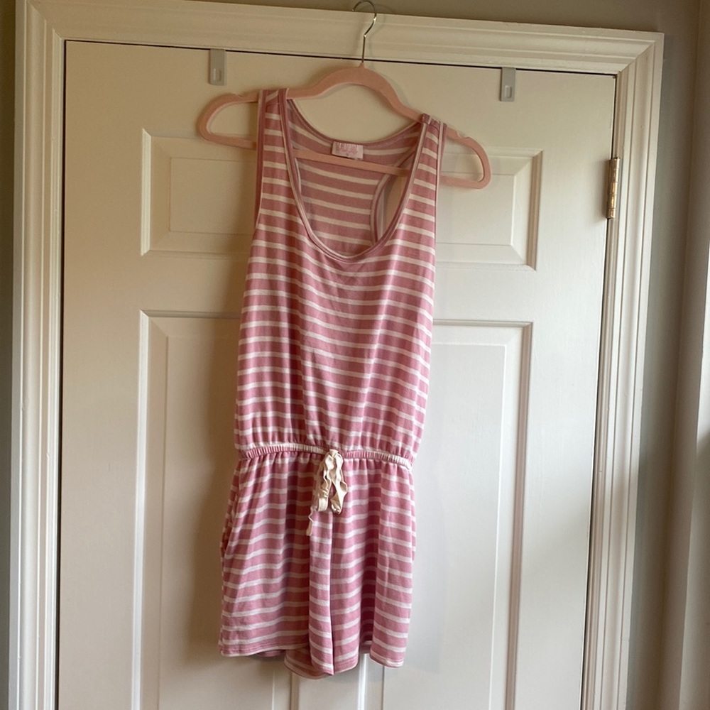 Pink Lily romper